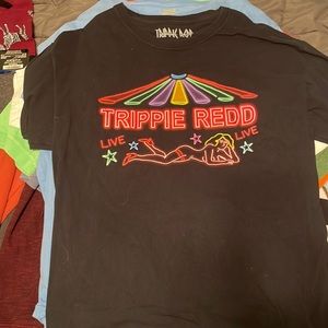 Trippie Redd black T-shirt.